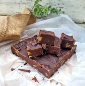 quick-easy-chocolate-walnut-coffee-fudge-recipe-no-boil-hyggestyle-296x300 The Hyggestyle top fifteen easy edible Scandi gift recipes for a hygge Christmas!