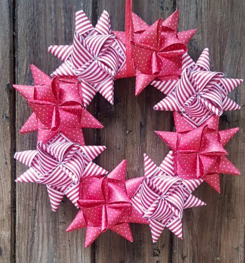 danish paper star wreath instructions hyggestyle 3