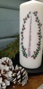 how-to-make-your-own-decoupage-xmas-advent-candle-7-146x300 How to make your own personalised decoupage Scandinavian Christmas advent candle