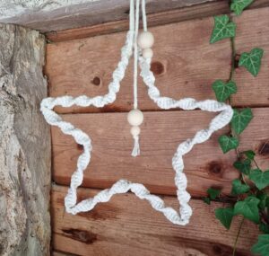 how-to-make-your-own-upcycled-macrame-coathangers-Scandi-Christmas-heart-and-star-hangers-300x285 How to make your own upcycled Scandi heart and star macrame Christmas hangers